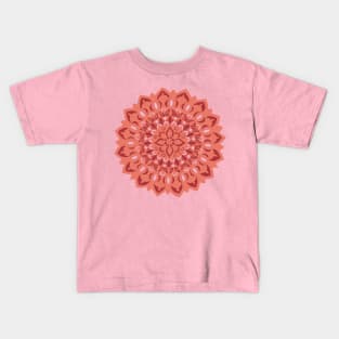 Flower Mandala - Blush Kids T-Shirt